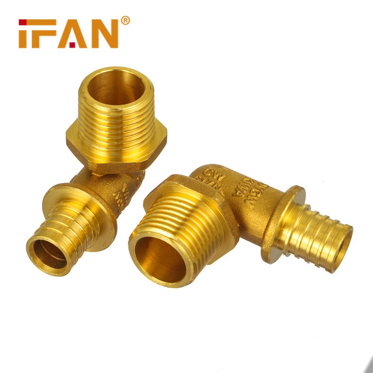 Brass Male Elbow 03