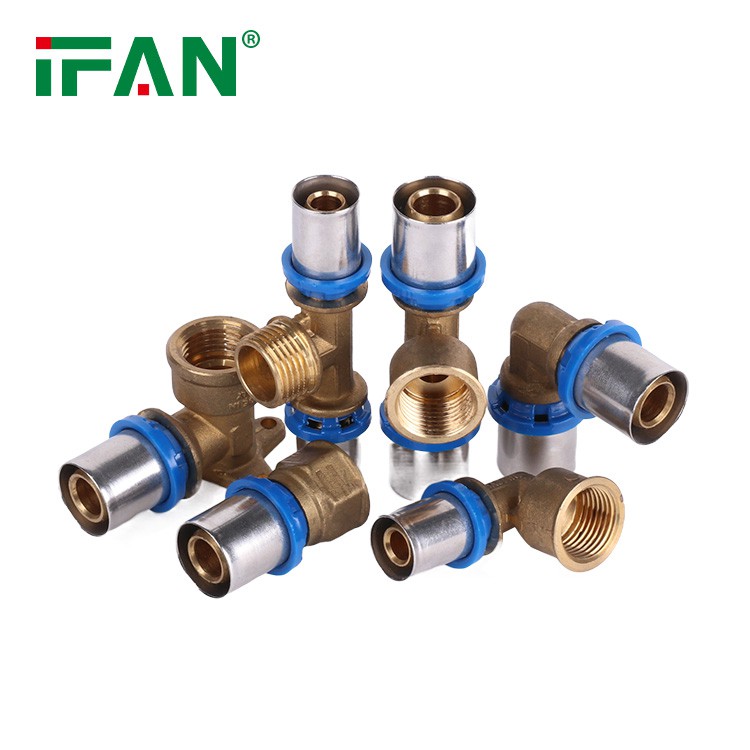 Blue color Pex Press Fitting 1