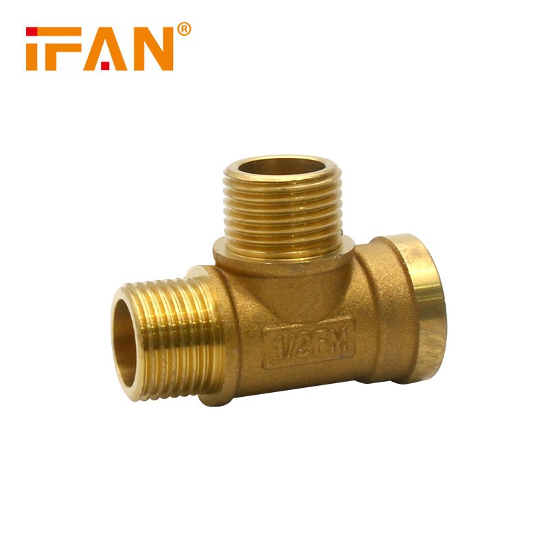 Brass pipe fitting 44