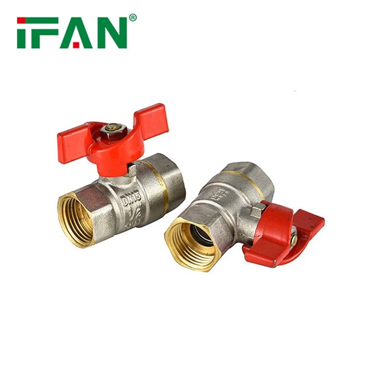 81052 Butterfly Handle Brass Ball Valve