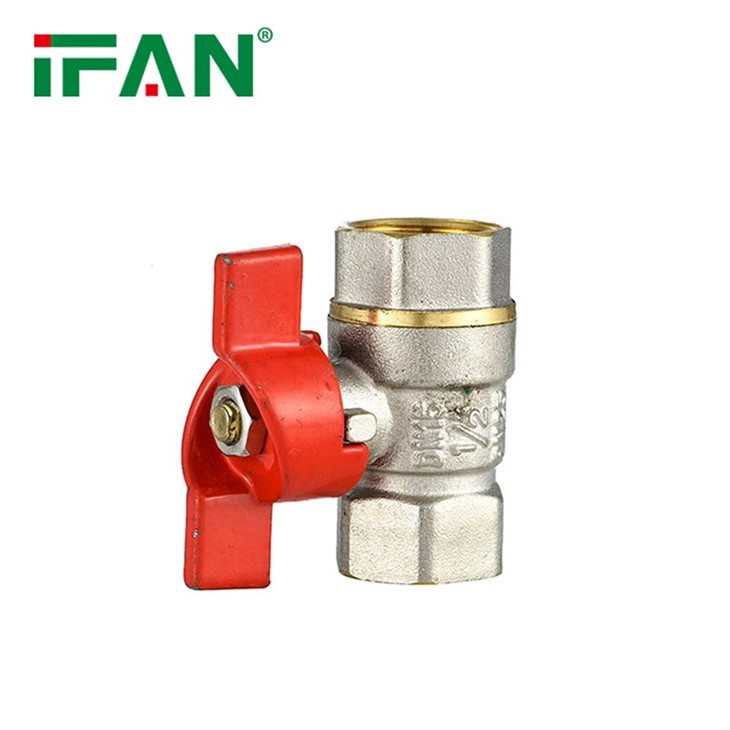 81052 Butterfly Handle Brass Ball Valve