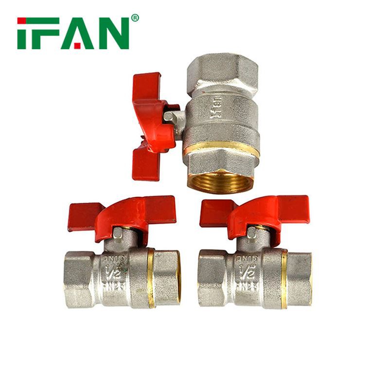 81052 Butterfly Handle Brass Ball Valve