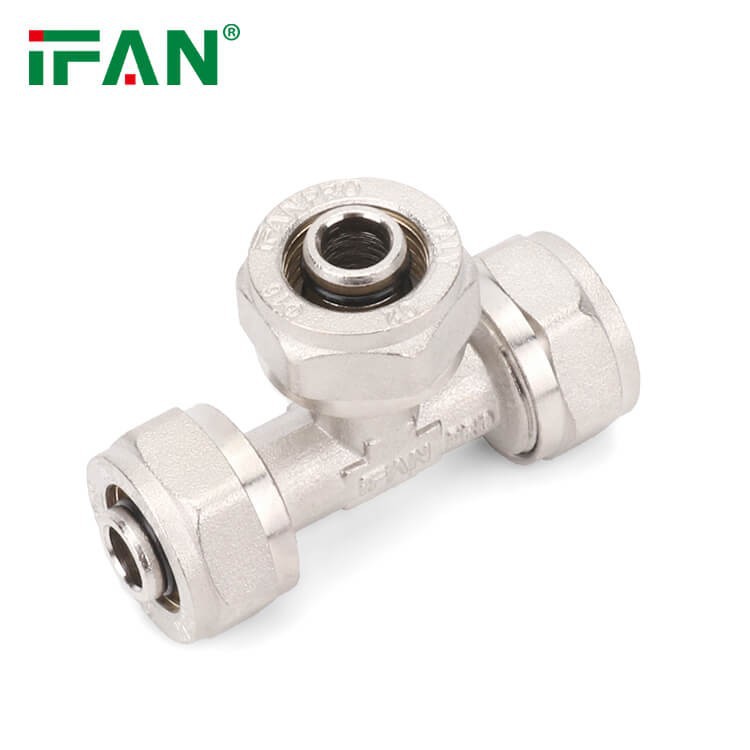 Brass Compression Fitting Equal Tee