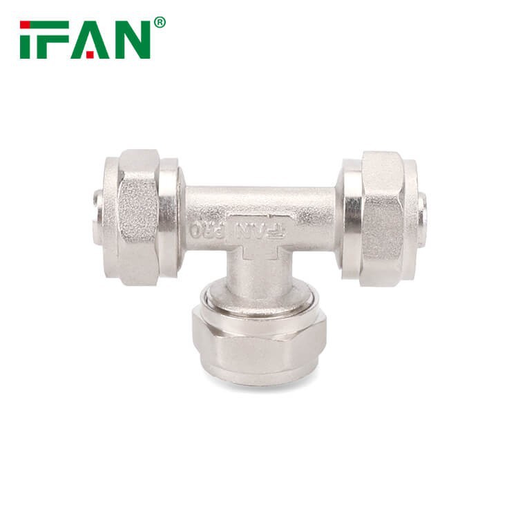 Brass Compression Fitting Equal Tee