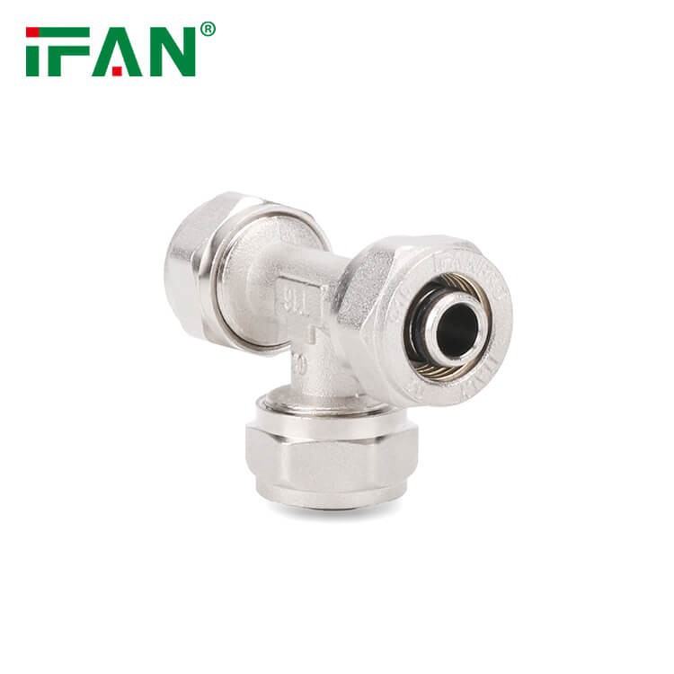 Brass Compression Fitting Equal Tee