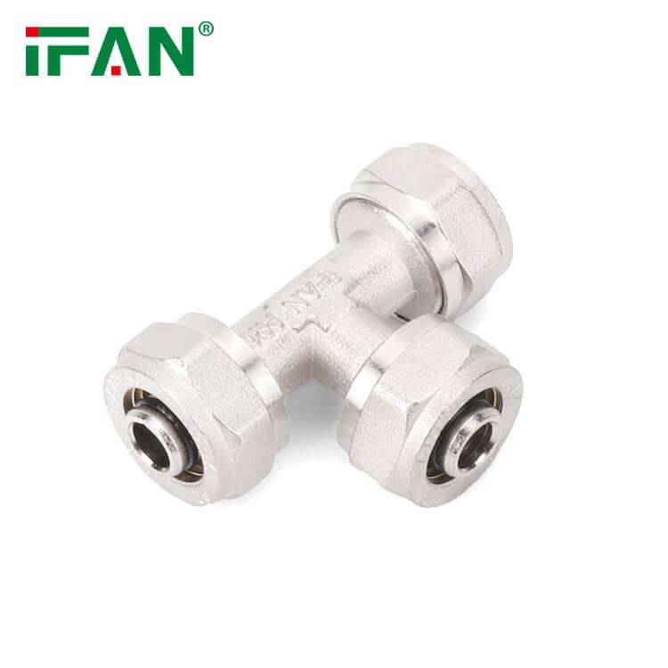 Brass Compression Fitting Equal Tee