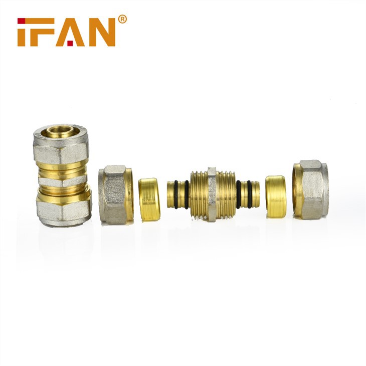 Brass Compression Fitting For PEX Pipe