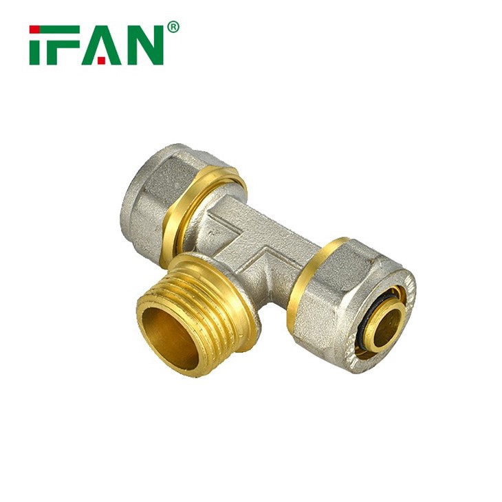 Brass Compression Fitting Tee