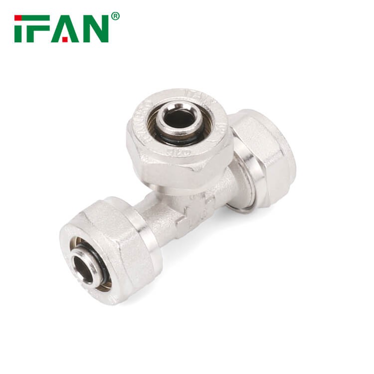 Brass Compression Fitting Equal Tee