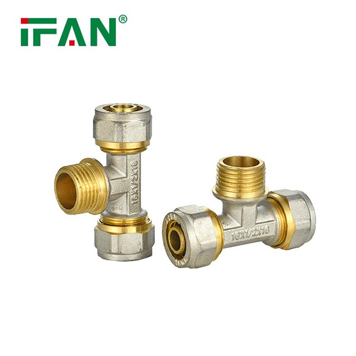 Brass Compression Fitting Tee