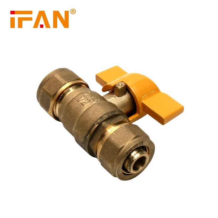 Brass PEX Gas Valve