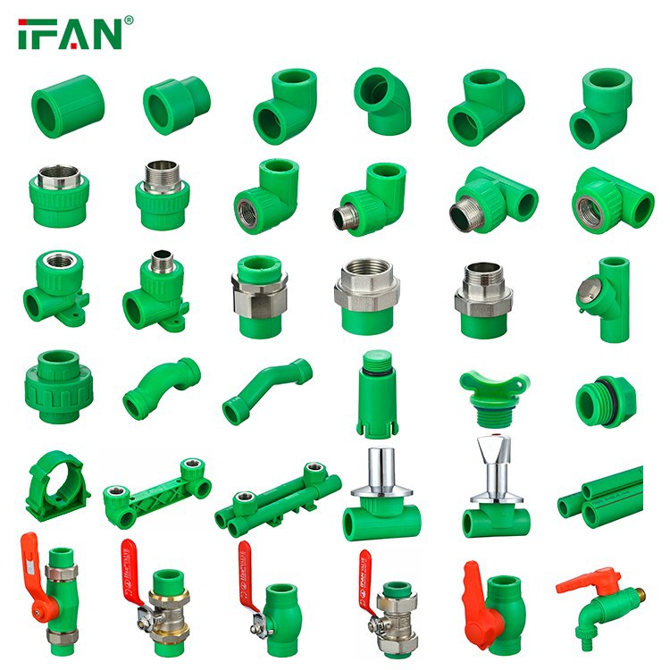 Green PPR Pipe Fittings