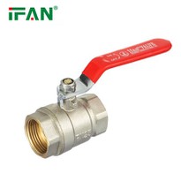 Direct Sale 81052 Red Long Handle Brass Ball Valve