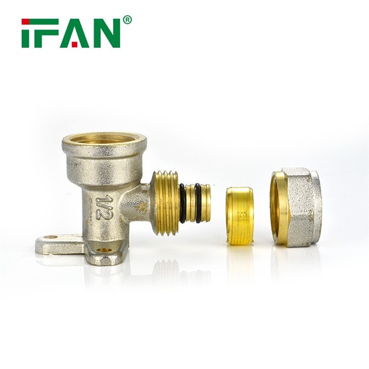 Double Color Brass Compression Fitting