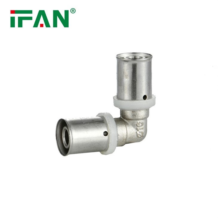 EEJIA Brass Press Fitting Elbow