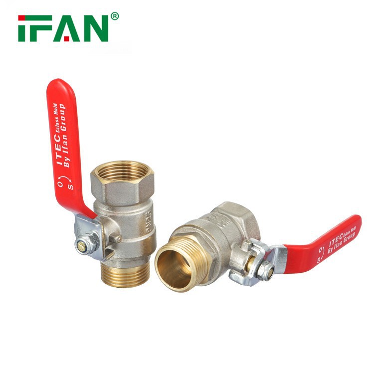 815012 Male Thread Long Handle Brass Ball Valve