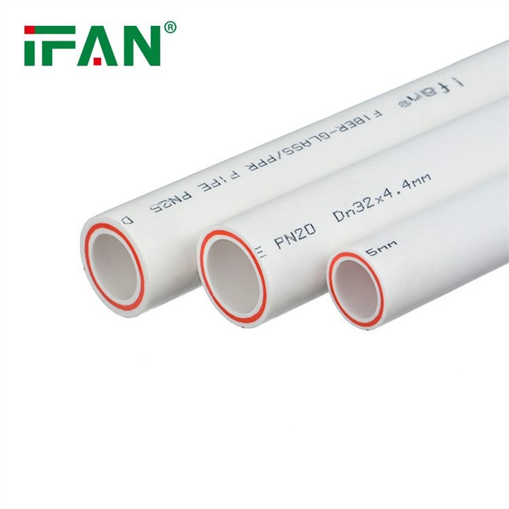 white Glass fiber PPR pipe