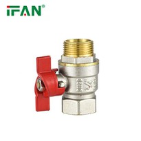 High Precision Butterfly Handle Brass Ball Valve