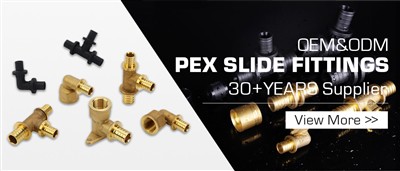 How to connect PEX sliding fitting?