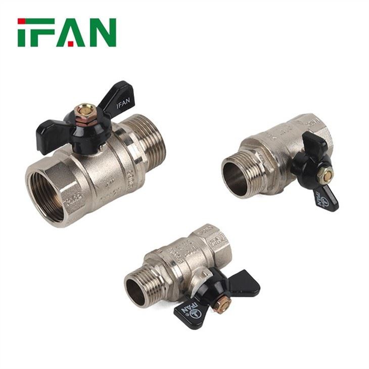 IFAN Butterfly Handle Brass Ball Valve