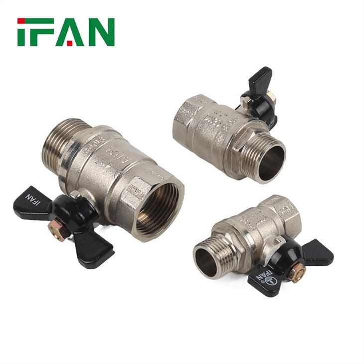 IFAN Butterfly Handle Brass Ball Valve