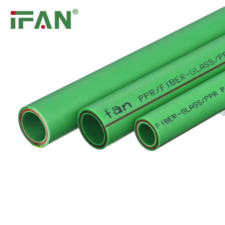 Green Color Glass Fiber PPR Pipe