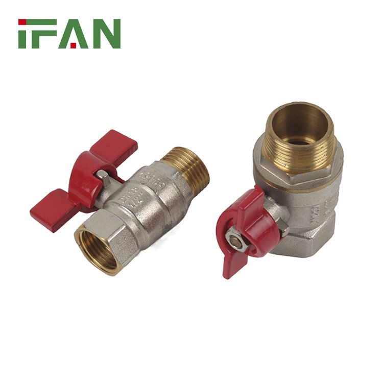 IFAN 81052 Butterfly Handle Brass Ball Valve