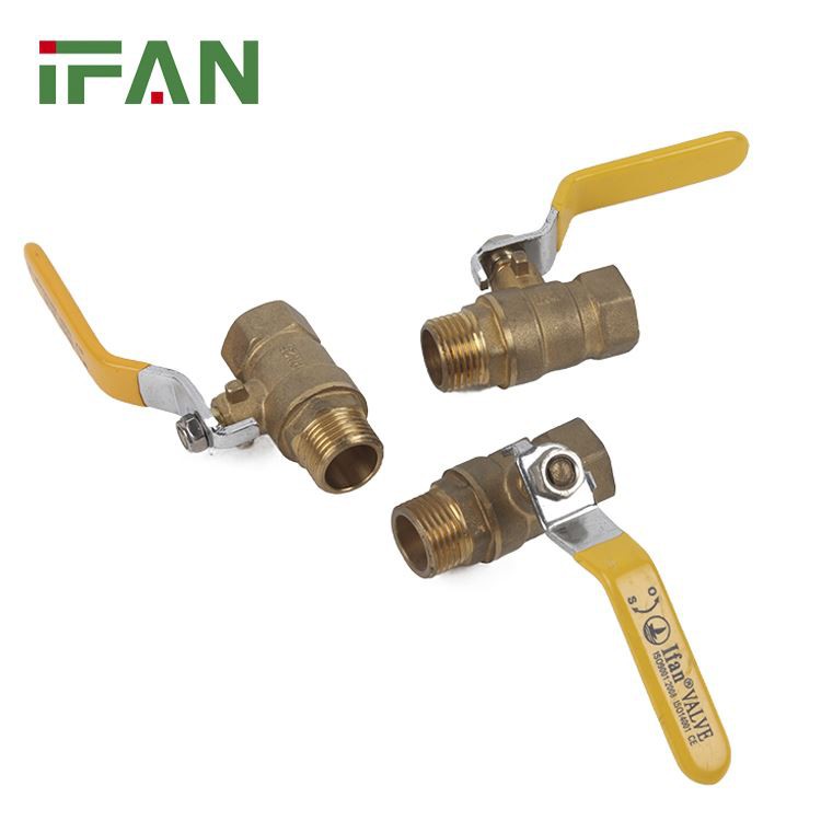 IFAN Long Handle Brass Ball Valve For Gas