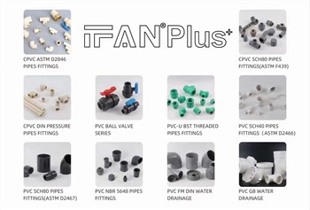 IFANPlus CPVC,UPVC Pipe And Fitting ​Various Types, Full Size