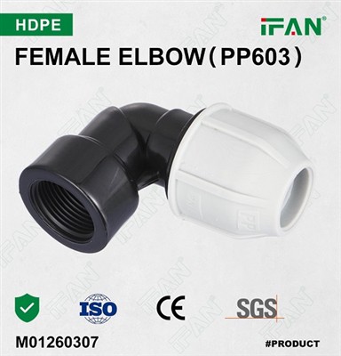 IFAN HDPE Fitting Female Elbow