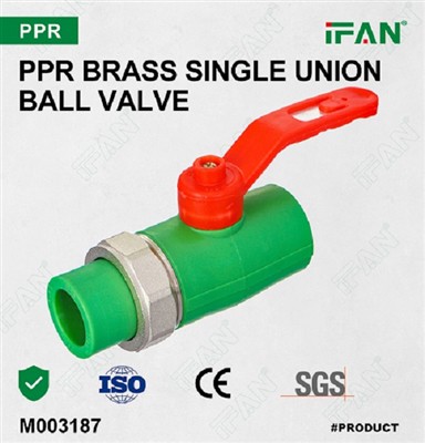 IFAN PPR Single Union Ball Valve