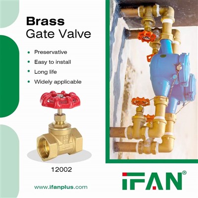 IFAN Brass Gate Valve