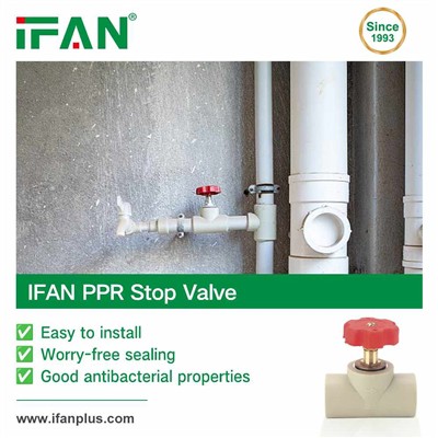 IFAN Plastic PPR Stop Valve