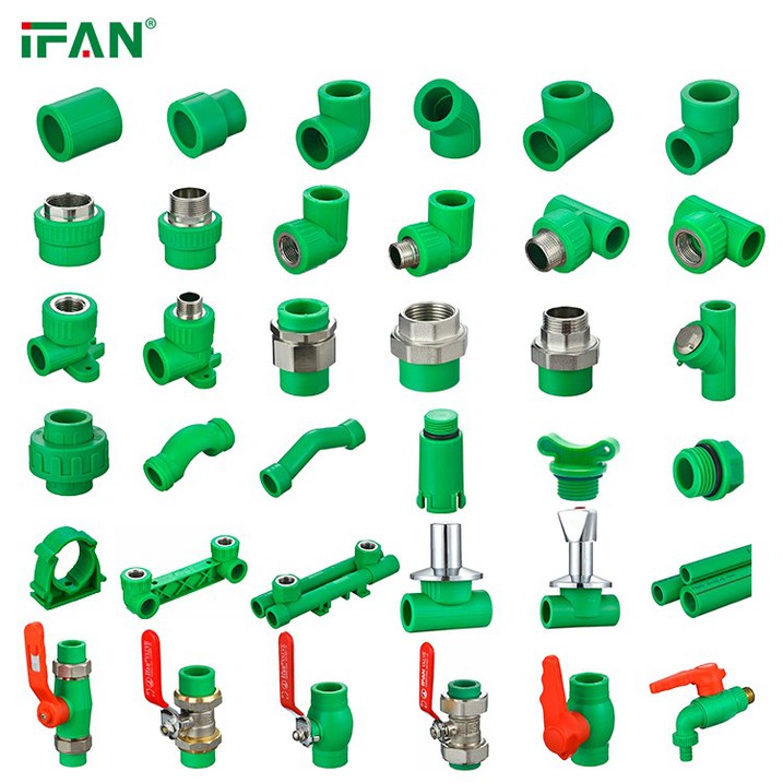 Green PPR Pipe Fittings