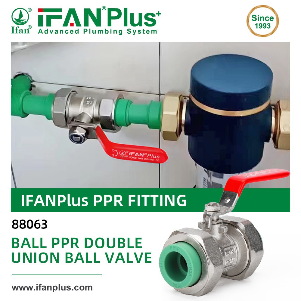 IFANPlus Double Union Ball Valve