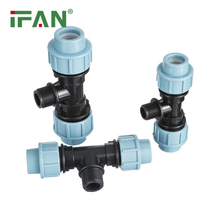 Male Thread Tee HDPE Fitting