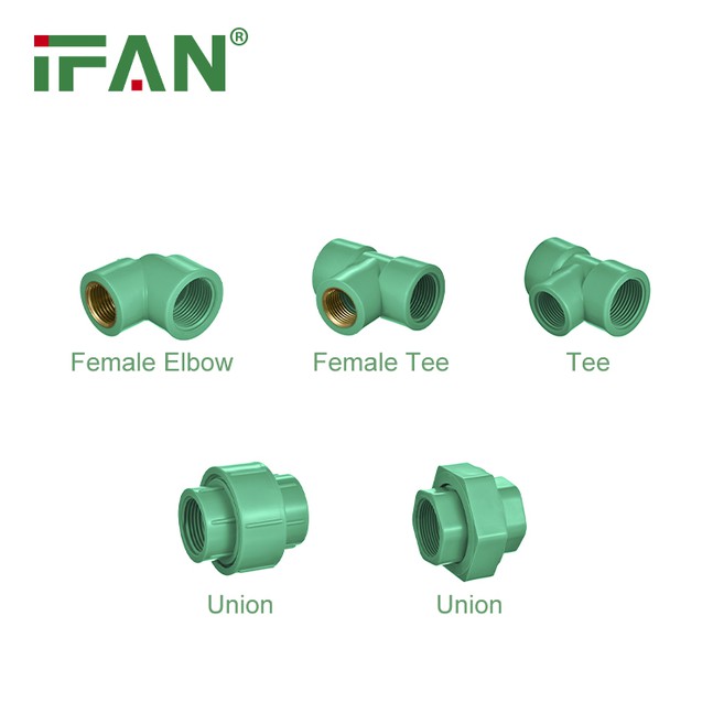 Green UPVC Pipe Fitting