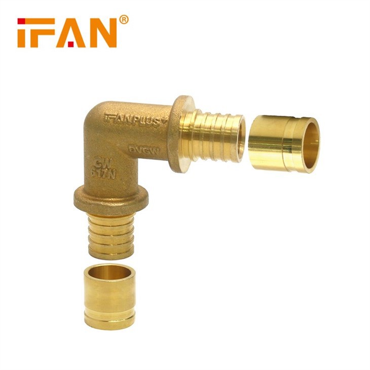 PEX Brass Sliding Elbow