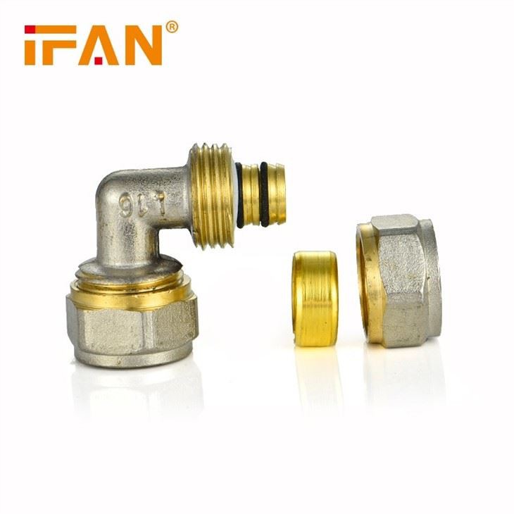 PEX Compression Fitting 90 Elbow