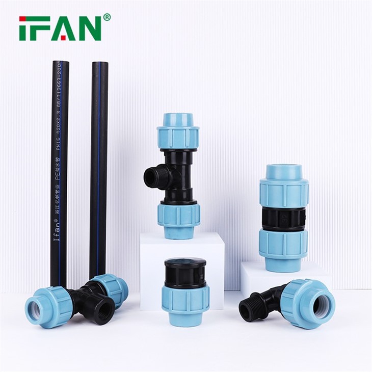 ASTM D3035 PP Compression Fittings