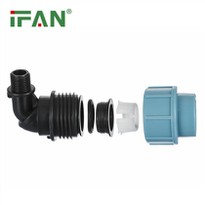 PP Compression Male Thread Elbow Fitting