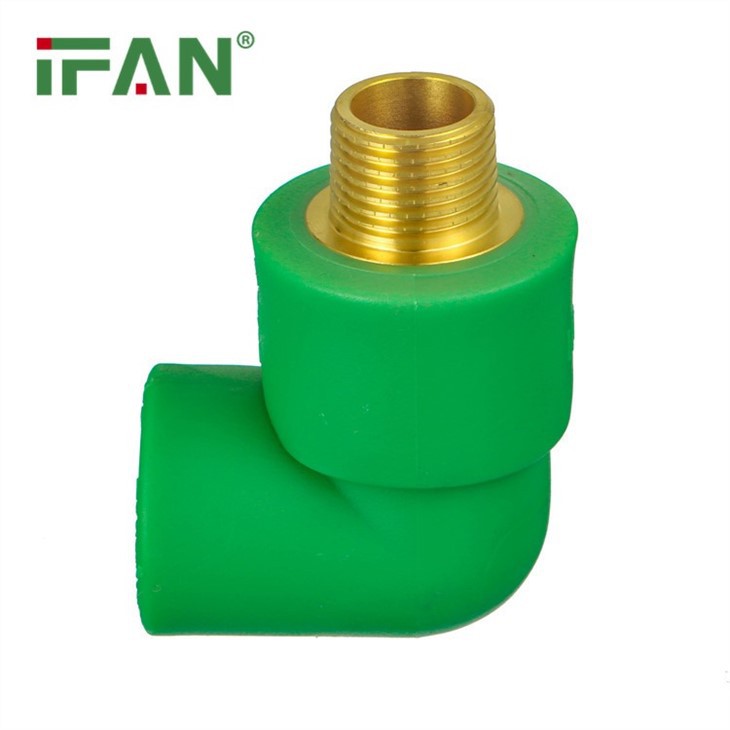 brass insert PPR Fitting Male Elbow