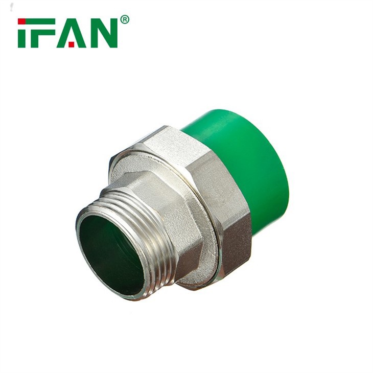 green PPR Fitting Male Union