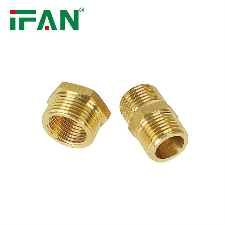 Threaded Brass Fitting Tube Connector